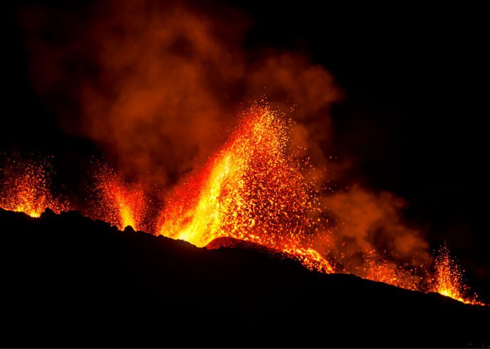 When it was still very young, the moon melted to form a magma ocean